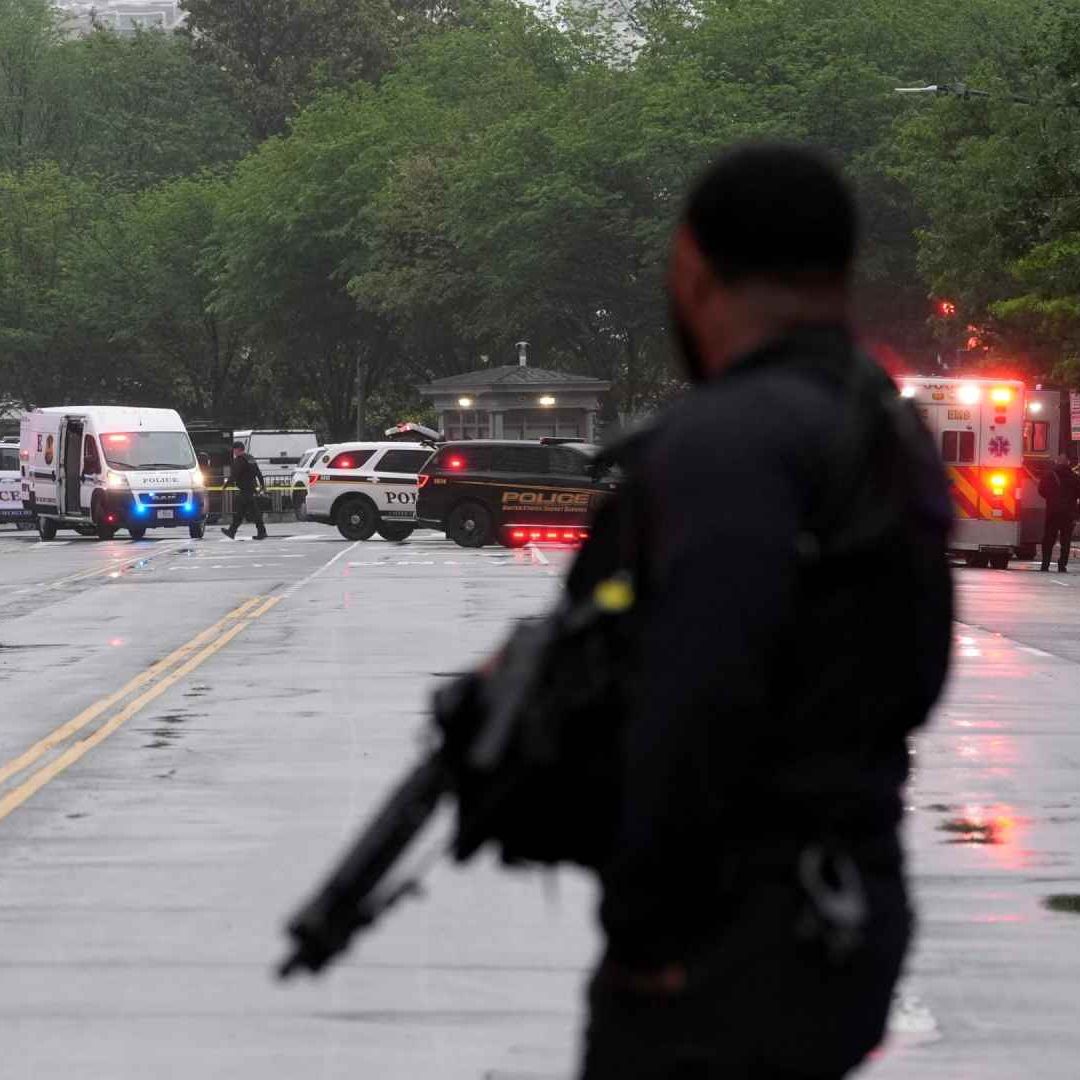 Tiroteo cerca de la Casa Blanca. Foto: AP